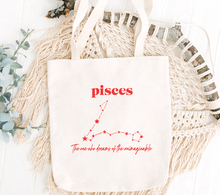 Load image into Gallery viewer, Zodiac Tote Bag
